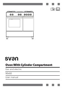 Manual Svan SKGW5901PBX Fogão