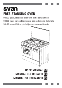 Manual Svan SKGW5900PBX Fogão