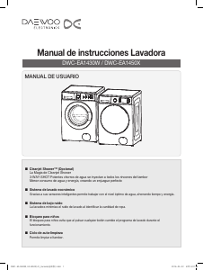 Manual de uso Daewoo DWC-EA1430W Lavadora