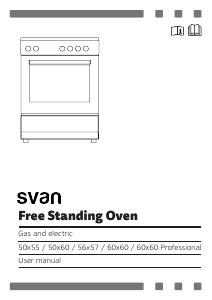 Manual Svan SKM4501X Fogão