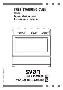 Manual de uso Svan SKGW5900RN Cocina
