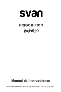 Manual Svan SR84501E Frigorífico