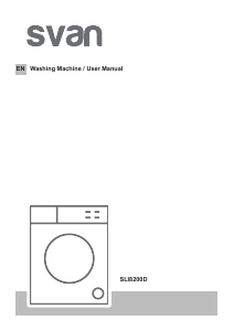 Manual Svan SLI8200D Washing Machine