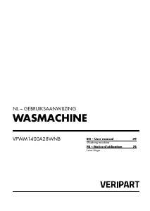 Handleiding Veripart VPWM1400A28WNB Wasmachine