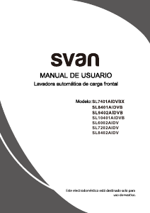 Manual Svan SL6002AIDV Washing Machine