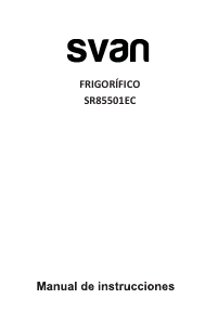 Manual de uso Svan SR85501EC Refrigerador