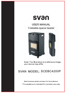 Manual de uso Svan SCEBC4200P Calefactor