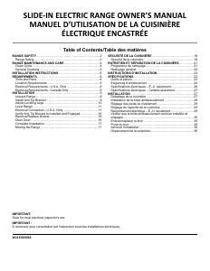 Mode d’emploi Maytag MES8800PZ Cuisinière