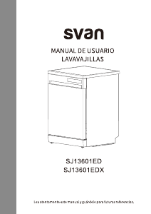 Manual de uso Svan SJ13601ED Lavavajillas