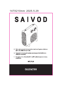 Manual de uso Saivod TV-24 Calefactor