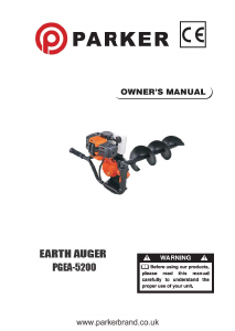 Manuale Parker PGEA-5200 Trivella