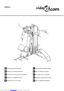 Instrukcja vidaXL 90665 Sprzęt siłowy