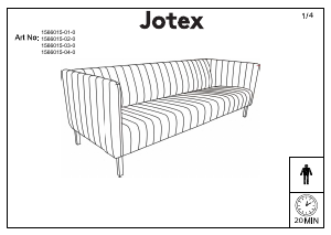 Käyttöohje Jotex FAYETTE Sohva