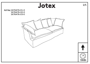 Εγχειρίδιο Jotex GARDANNE Καναπές