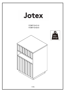 Priručnik Jotex EIRA Noćni ormarić