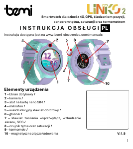 Bruksanvisning Bemi Linko 2 Smart klocka