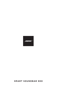 Instrukcja Bose Smart Soundbar 900 Zestaw kina domowego