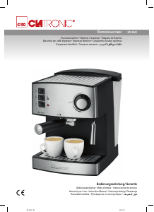 Manuale Clatronic ES 3643 Macchina per espresso