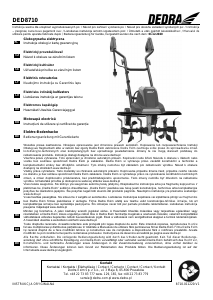 Instrukcja Dedra DED8710 Kultywator