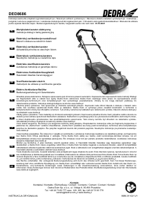 Manual Dedra DED8686 Scarificator