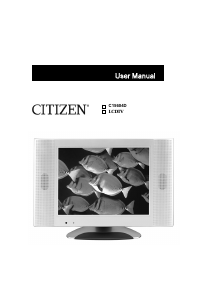 Bruksanvisning Citizen C15604D LCD TV