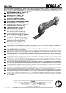 Manual Dedra DED7059 Sculă electrică multifuncţională