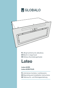Bruksanvisning Globalo Loteo 60 Köksfläkt
