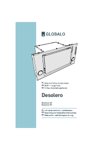 Instrukcja Globalo Desolero 90 Okap kuchenny