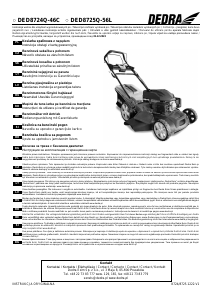 Instrukcja Dedra DED8725Q-56L Kosiarka