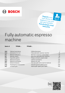 Mode d’emploi Bosch TPG40307 Cafetière