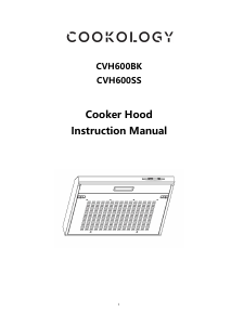 Bruksanvisning Cookology CVH600SS Köksfläkt