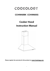 Bruksanvisning Cookology CCHIM60BK Köksfläkt