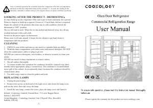 Bruksanvisning Cookology CCBFHI210BK Kylskåp
