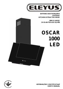 Manual Eleyus OSCAR 1000 LED 60 WH Cooker Hood