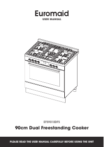 Bruksanvisning Euromaid EFS9010DFS Spis