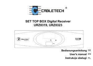 Instrukcja Cabletech URZ0319 Odbiornik cyfrowy