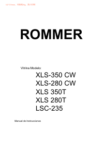 Manual de uso Rommer LSC 235 Refrigerador