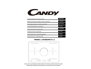 Brugsanvisning Candy CIFS85MCTT/1 Kogesektion