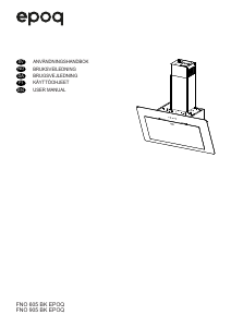Manual Epoq FNO 905 BK Cooker Hood