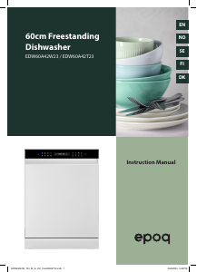 Bruksanvisning Epoq EDW60A42T23 Diskmaskin