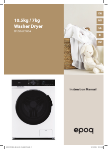 Manual Epoq EFLD1015W24 Washer-Dryer