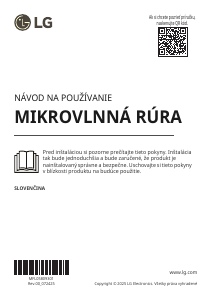 Návod LG MS2082H Mikrovlnná rúra