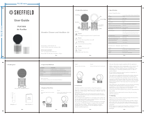 Handleiding Sheffield PLA1666 Luchtreiniger