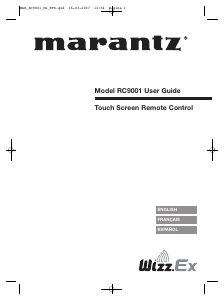 Bruksanvisning Marantz RC9001 Fjärrkontroll