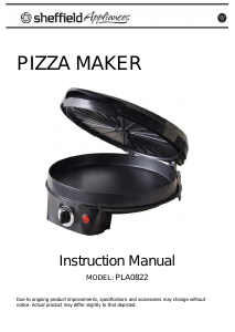 Handleiding Sheffield PLA0822 Pizzamaker