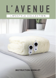 Manual Sheffield LWOOL-02-LSL Electric Blanket