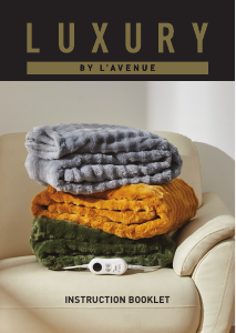 Manual Sheffield NEVES-02-FO Electric Blanket