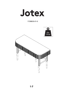 Instrukcja Jotex KAIGO Stolik
