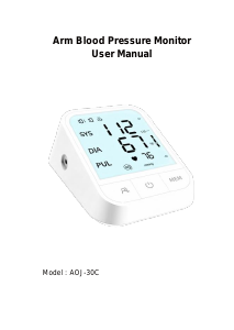 Handleiding Huslog AOJ-30C Bloeddrukmeter