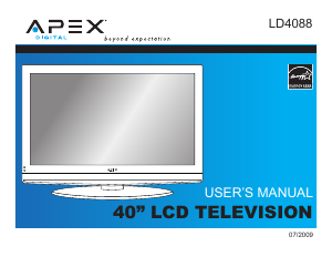 Handleiding Apex LD4088 